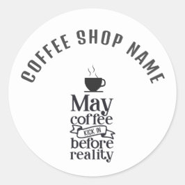 Schattigee Grappige Typografie sticker