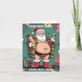Schattigee grappige vader kerst (Voorkant)