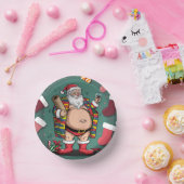 Schattigee grappige vader kerst papieren kommen (Feest)