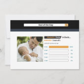 Schattigee Grappige Vaderdag Beste Pap Kaart (Voorkant)