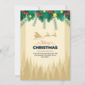 Schattigee Grappige Vrolijke Kerstvakantie Kaart (Achterkant)