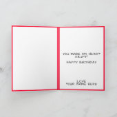 Schattigee Grappige Vulkaan Lava Zuster Happy Birt Bedankkaart (Binnen)