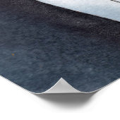 Schattigee grappige waterverf haes abstract ontwer poster (Hoek)