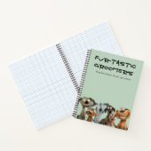 Schattigee Grappige Waterverf Hondentrimmers Bouti Notitieboek (Binnen)