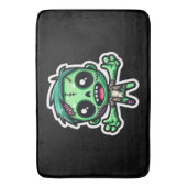 Schattigee, grappige zombie badmat (Voorkant Verticaal)