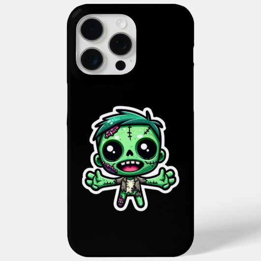 Schattigee, grappige zombie Case-Mate iPhone case (Achterkant)