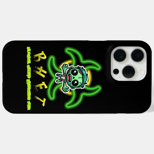 Schattigee, grappige zombie Case-Mate iPhone case (Achterkant (horizontaal))