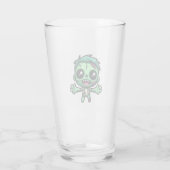 Schattigee, grappige zombie glas (Achterkant)