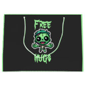 Schattigee, grappige zombie groot cadeauzakje (Voorkant)