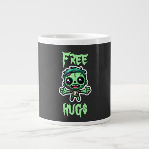 Schattigee, grappige zombie grote koffiekop
