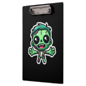 Schattigee, grappige zombie klembord (Links)