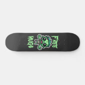 Schattigee, grappige zombie persoonlijk skateboard (Horizontaal)