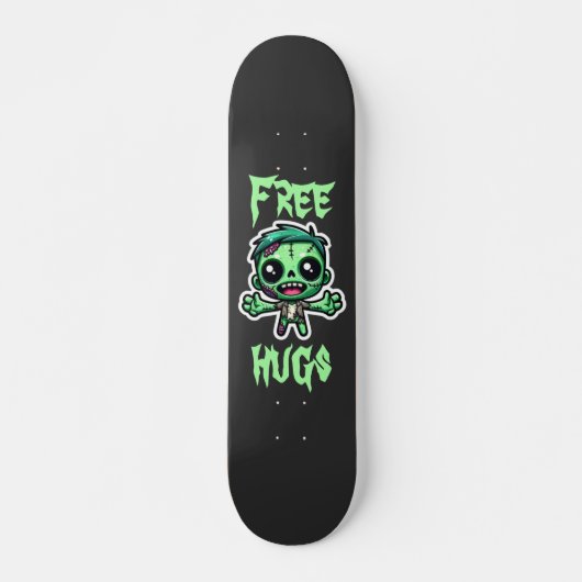 Schattigee, grappige zombie persoonlijk skateboard (Voorkant)