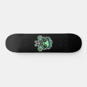 Schattigee, grappige zombie persoonlijk skateboard (Horizontaal)