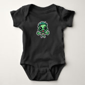 Schattigee, grappige zombie romper (Voorkant)