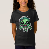 Schattigee, grappige zombie t-shirt (Voorkant)