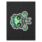 Schattigee, grappige zombie tafelkleed (Voorkant)