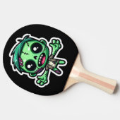 Schattigee, grappige zombie tafeltennisbatje (Zijkant)