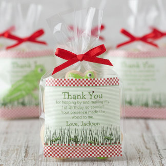 Schattigee Grasshoppers Verjaardagsfeestgunst Dank Vierkante Sticker