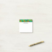 Schattigee Green Crayons Teacher Van het Bureau va Post-it® Notes (Op bureau)