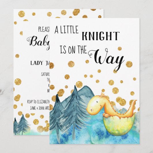 *~* Schattigee Green Dragon Hatching Baby Boy Show Kaart (Voorkant / Achterkant)