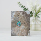 Schattigee Green Heart Rock op Burlington, Iowa Ri Briefkaart (Staand voorkant)