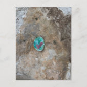 Schattigee Green Heart Rock op Burlington, Iowa Ri Briefkaart (Voorkant)