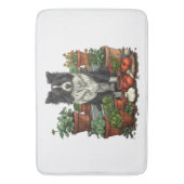 Schattigee Grens Collie Tuinieren Badmat (Voorkant Verticaal)