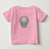 Schattigee Grey Kitten Onsie Baby Body Suit (Achterkant)