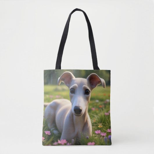 Schattigee Greyhound Dog Assortiment Canvas tas (Voorkant)