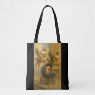 Schattigee Griffins & Baby Cyclops Mythologie Fant Tote Bag