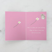 Schattigee grijs-witte hamster met kaart (Binnen)