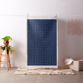 Schattigee Grijze Lila Harten Patroon Midnight Blu Stof