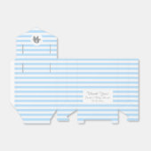 Schattigee grijze olifant baby shower partij gunst bedankdoosjes (Uitgevouwen)