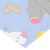 Schattigee grijze witte olifantenmuis pindakaas tafelkleed (Gekanteld)