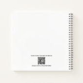 Schattigee grillige astronaut, Planet Outer Space, Notitieboek (Achterkant)