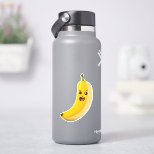 Schattigee grillige banaan cartoon sticker