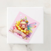 Schattigee grillige bloemen Sweet Dreams Slaapfee Bedankjes Labels (In situ)