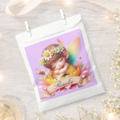 Schattigee grillige bloemen Sweet Dreams Slaapfee Bedankzakje (Geknipt)