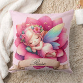 Schattigee grillige bloemen Sweet Dreams Slaapfee Kussen (Deken)