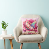 Schattigee grillige bloemen Sweet Dreams Slaapfee Kussen (Stoel)