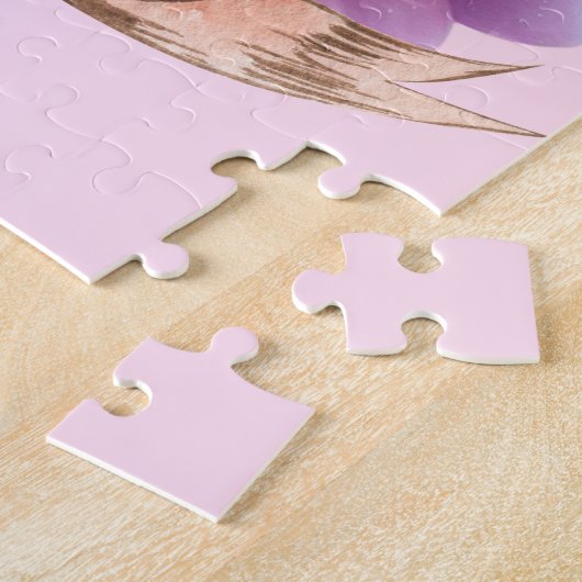 Schattigee grillige bloemen Sweet Dreams Slaapfee Legpuzzel (Zijkant)