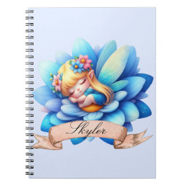 Schattigee grillige bloemen Sweet Dreams Slaapfee Notitieboek