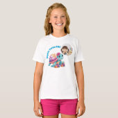 Schattigee grillige bloemen Zee schildpad foto ver T-shirt (Voorkant volledig)