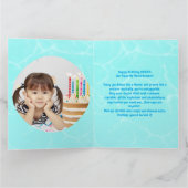 Schattigee grillige bloemeneenhoorn Girly Kids Ver Kaart (Binnen)