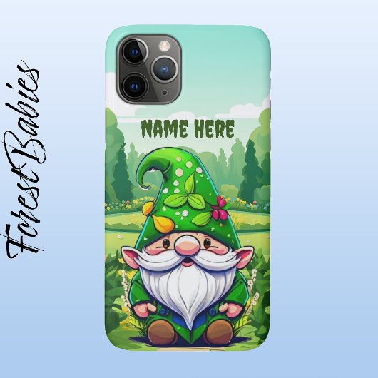 Schattigee grillige bloementuin Gnome Cartoon Grap Case-Mate iPhone Case
