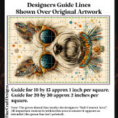 Schattigee grillige Boho Chic Westie Dog CK7 Decou Tissuepapier