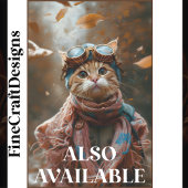 Schattigee grillige Cat Steampunk Goggles AY2 Deco Tissuepapier