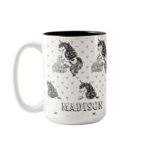 Schattigee grillige eenhoorn Kinder gepersonalisee