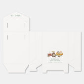 Schattigee grillige egel Boerderij tractor Baby sh Bedankdoosjes (Ongevouwen)